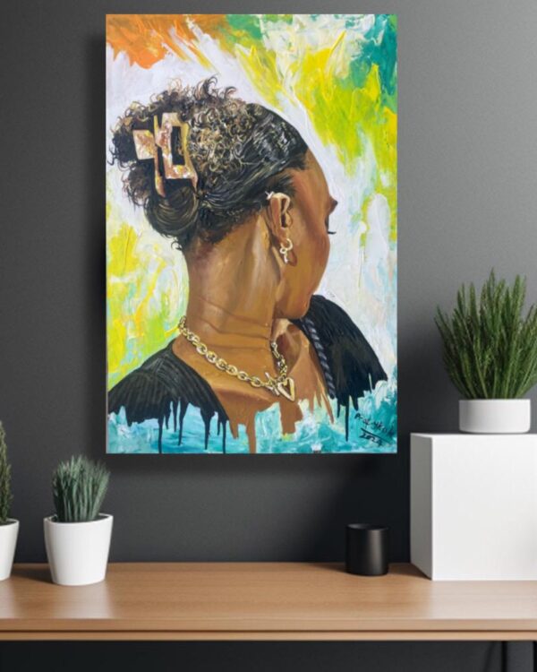 "Swahili Girl With Intricate - Image 2